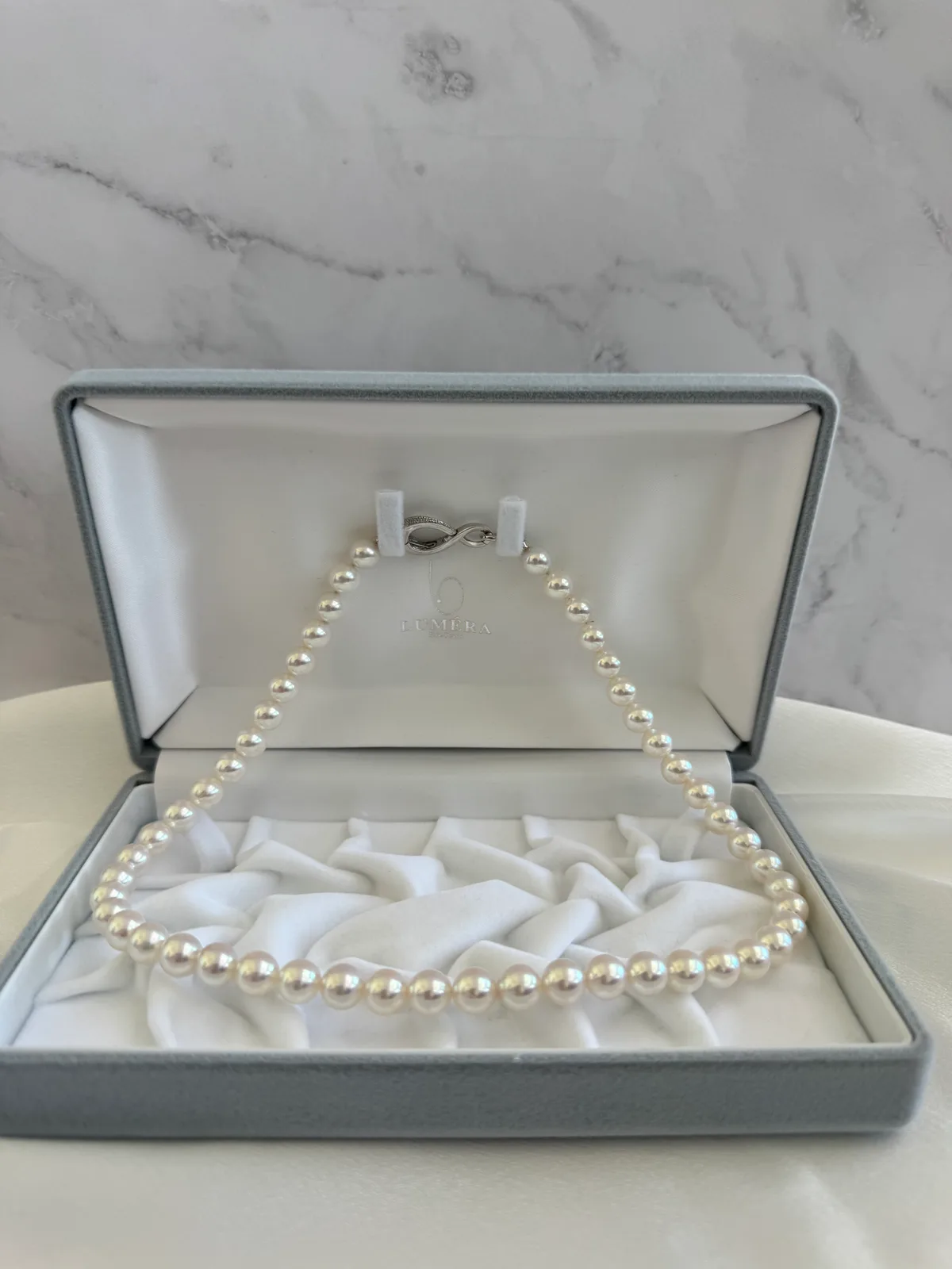 Lumie Forever - Pink Akoya Full Strand Necklace (8.0-8.5mm)