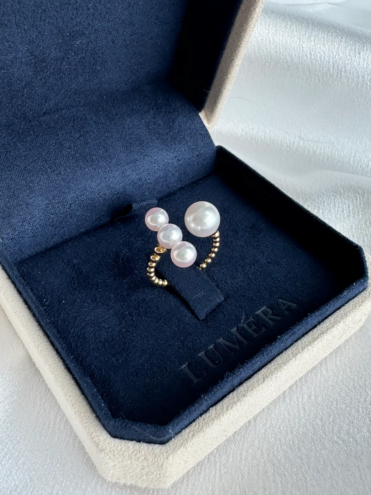 Lumie Signature - Akoya Double Ring